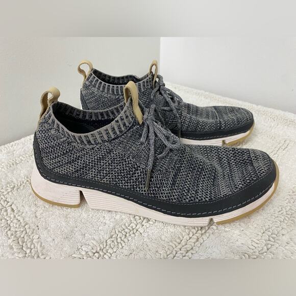 Clarks Shoes - Clarks Trigenic Knit Lace Comfort Sneakers womens 9